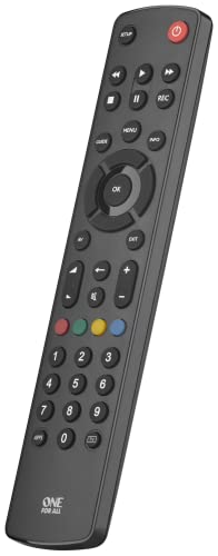 Televisor con control remoto universal One For All Contour TV - Control de TV/Smart TV - Garantizado para funcionar con todas las marcas del fabricante - URC1210