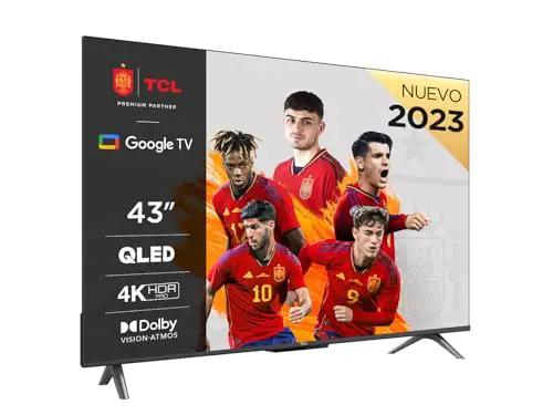 TCL 43' TV 43C641, QLED, UHD, HDR10+, 120 Hz Game Accelerator, Dolby Vision & Atmos, Game Master Smart TV Powered by Google TV
