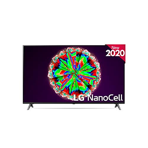 LG NanoCell 49NANO806NA - Smart TV 4K UHD 49 pulgadas (123 cm), Inteligencia Artificial, HDR10 Pro, HLG, HDMI 2.0, USB 2.0, Bluetooth 5.0, WiFi
