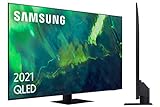 SAMSUNG QLED 4K 2021 65Q74A - Smart TV de 65' con Resolución 4K UHD, Procesador QLED 4K con IA, Quantum HDR10+, Wide Viewing Angle, Motion Xcelerator Turbo+, OTS Lite y Alexa Integrada, Color Negro