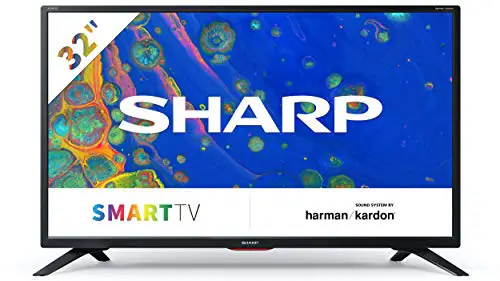 Sharp 32BC6E - Smart TV de 32' (resolución 1368 x 720, 3x HDMI, 2x USB) color negro