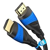 KabelDirekt – Cable HDMI 8K / 4K con blindaje A.I.S. – 1m (4K@120Hz/8K@60Hz para una espectacular experiencia Ultra HD – High Speed con Ethernet, Blu-ray/PS4/PS5/Xbox Series X/Switch, negro)