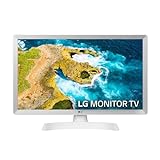 LG 24TQ510S-WZ - Monitor TV de 24'' HD, amplio ángulo de visión, LED Profundidad de Color, Smart TV WebOS22, Color Blanco