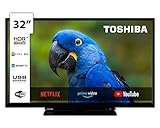 Toshiba TV 32L3163DG Smart TV de 32', con Resolución Full HD (1920 x 1080), HDR, Compatible con Asistente de Voz Alexa