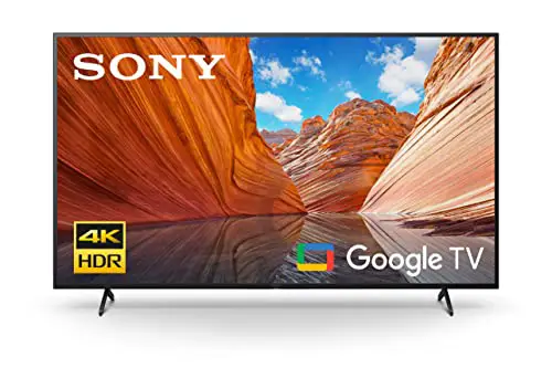 Sony KD65X80J - Smart TV de 65' con 4K Ultra HD, Google TV, Processor X1, Triluminos Pro, HDR (modelo 2021, color negro)