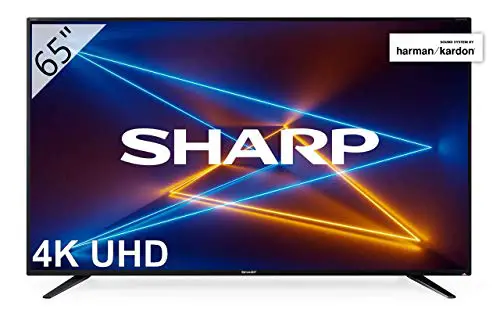 Sharp LC-65UI7252E - UHD Smart TV de 65' (resolución 3840 x 2160, HDR, 3X HDMI, 2X USB, 1x USB 3.0) Color Negro