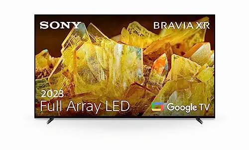 Sony BRAVIA XR-65X90L, 65 Pulgadas, TV Full Array LED, 4K HDR, Smart Google TV, Funciones Eco, Bravia Core, Óptimo para PlayStation5, Marco de Aluminio