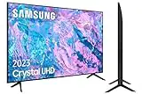 Samsung TV Crystal UHD 2023 75CU7105 - Smart TV de 75', Procesador Crystal UHD, Diseño Air Slim, Q-Symphony , Contrast Enhancer con HDR10+,