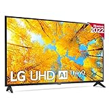Televisor LG 43UQ75006LF - Smart TV webOS22 43 pulgadas (108 cm) 4K UHD, Procesador de Gran Potencia 4K a5 Gen 5, compatible con formatos HDR 10, HLG y HGiG