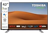 Toshiba TV 43UA2B63DG 4K HDR Smart Android de 43' Ultra HD (3840 x 2160), Chromecast y Google Assistant Integrados