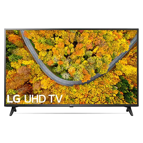 LG 43UP7500-ALEXA - Smart TV 4K UHD 108 cm (43') con Procesador Quad Core, HDR10 Pro, HLG, Sonido Virtual Surround, HDMI 2.0, USB 2.0, Bluetooth 5.0, WiFi, Color Negro