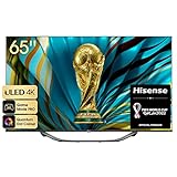 Hisense ULED Smart TV 65U7HQ (65 Pulgadas) 600-nit 4K HDR10+, 120 Hz, Dolby Vision IQ, Disney+, Freeview Play, Alexa Built-in, HDMI 2.1, Modo Filmmaker, Certificado Freesync (Nuevo 2022)