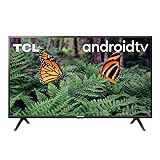 TCL 32ES560 Smart Android TV de 32 pulgadas, LED con HD, HDMI, USB, WiFi y Sintonizador Triple, Color Negro