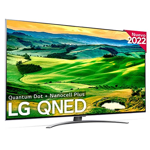 LG 65QNED816QA - Smart TV webOS22 65' (164 cm) 4K QNED modelo 2022, Procesador Inteligente de Gran Potencia 4K a7 Gen 5 con IA, compatible con formatos HDR 10, HLG y HGiG, perfecto para Gaming