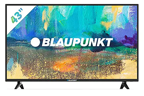 Blaupunkt BS43U3012OEB - Televisor Smart TV LED 43', 4K Ultra HD UHD, HDR10 + HLG, color negro