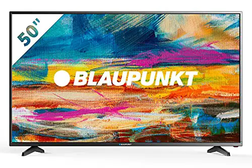 Blaupunkt Televisor Smart TV LED 50' - 50 pulgadas 4K Ultra HD UHD Wifi - BLA-50/405V-GB-11B4-UEGBQPX-EU, sonido JBL, Negro
