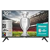 Hisense TV 32A4K - HD Smart TV de 32' con Modo Juego, Deportes IA, Sonido Dolby DTS HD, Alto Contraste, VIDAA U6, función Compartir en el televisor (2023)