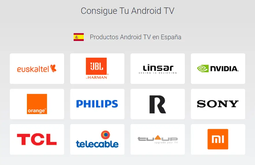 Marcas Android TV