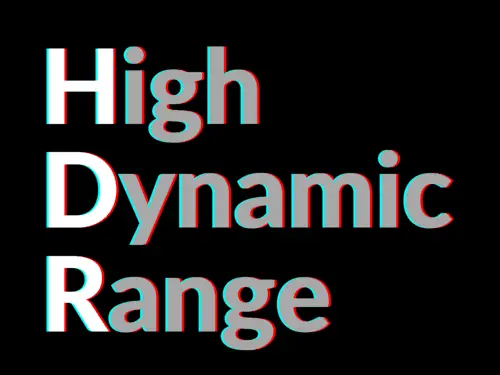 Alto rango dinámico o HDR