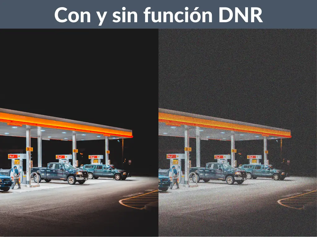 El 3D DNR mejora la imagen cuando hay poca luminosidad