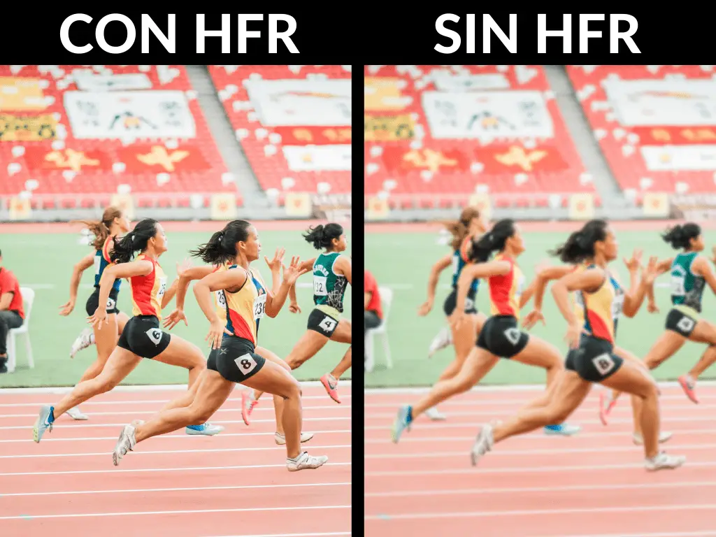 La tecnología HFR disminuye la distorsión de imagen