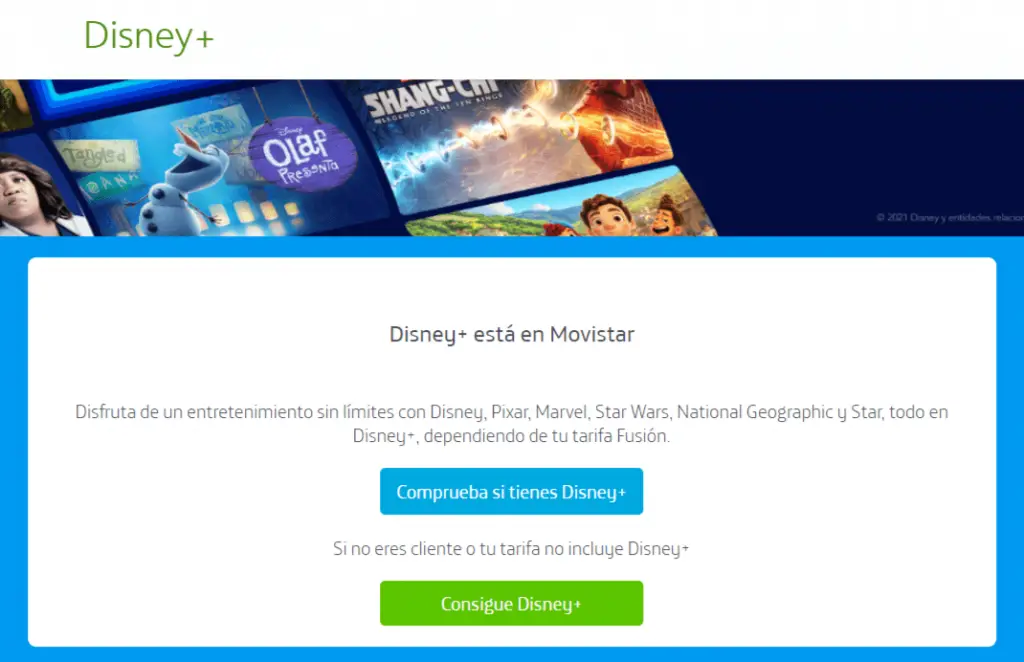 En España puedes ver Disney+ gratis con Movistar+ cine