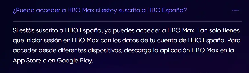 Disponibilidad de HBO Max en España